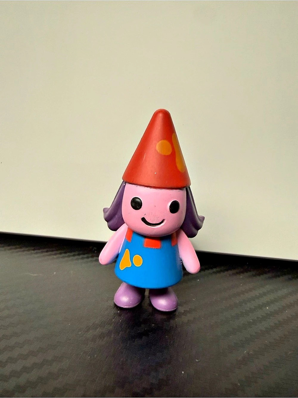 Sago Mini Astrid Figure Purple Hair Red Hat Blue Outfit